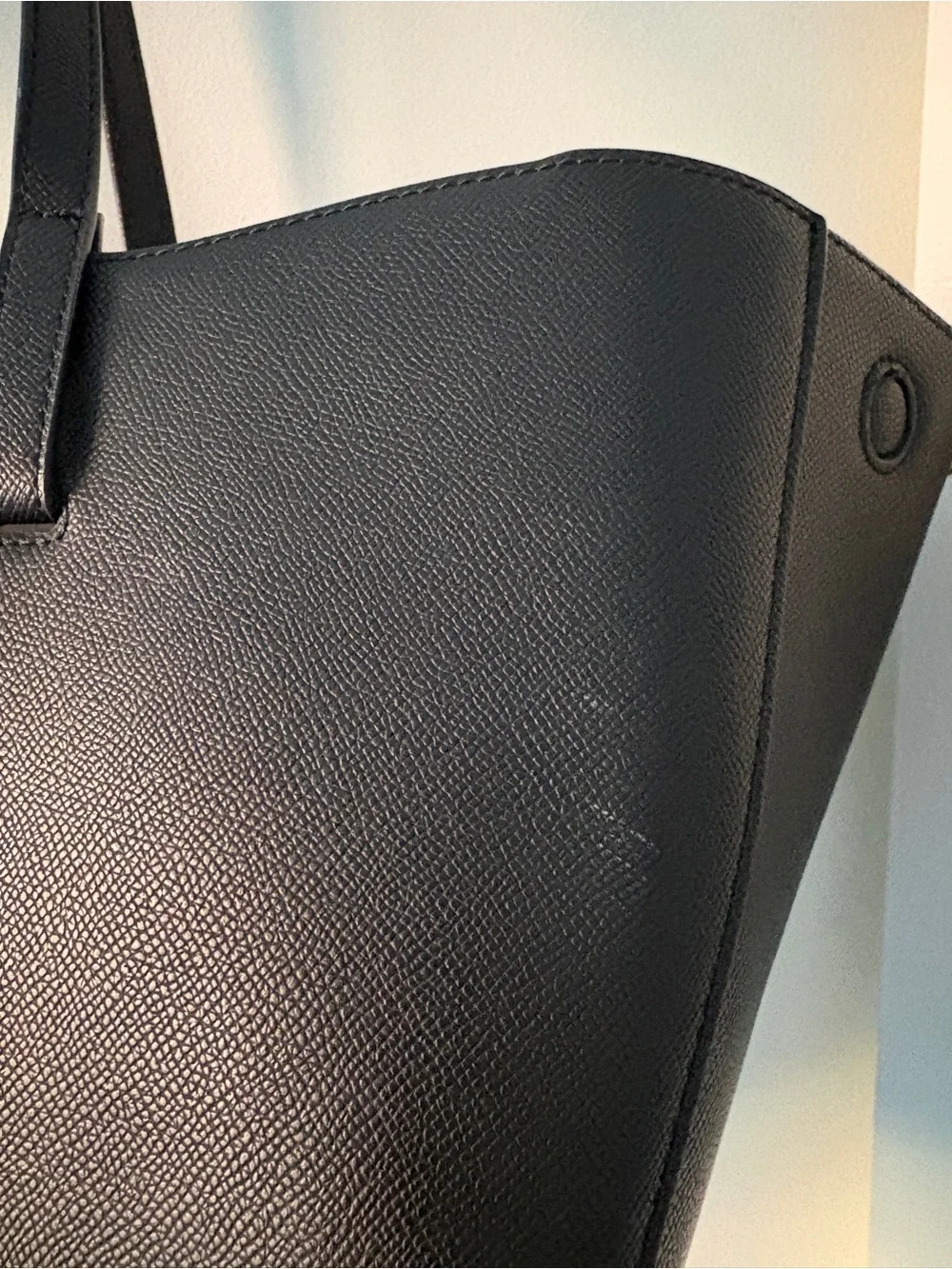 Black Women's Tote Bag with Dual Shoulder Straps